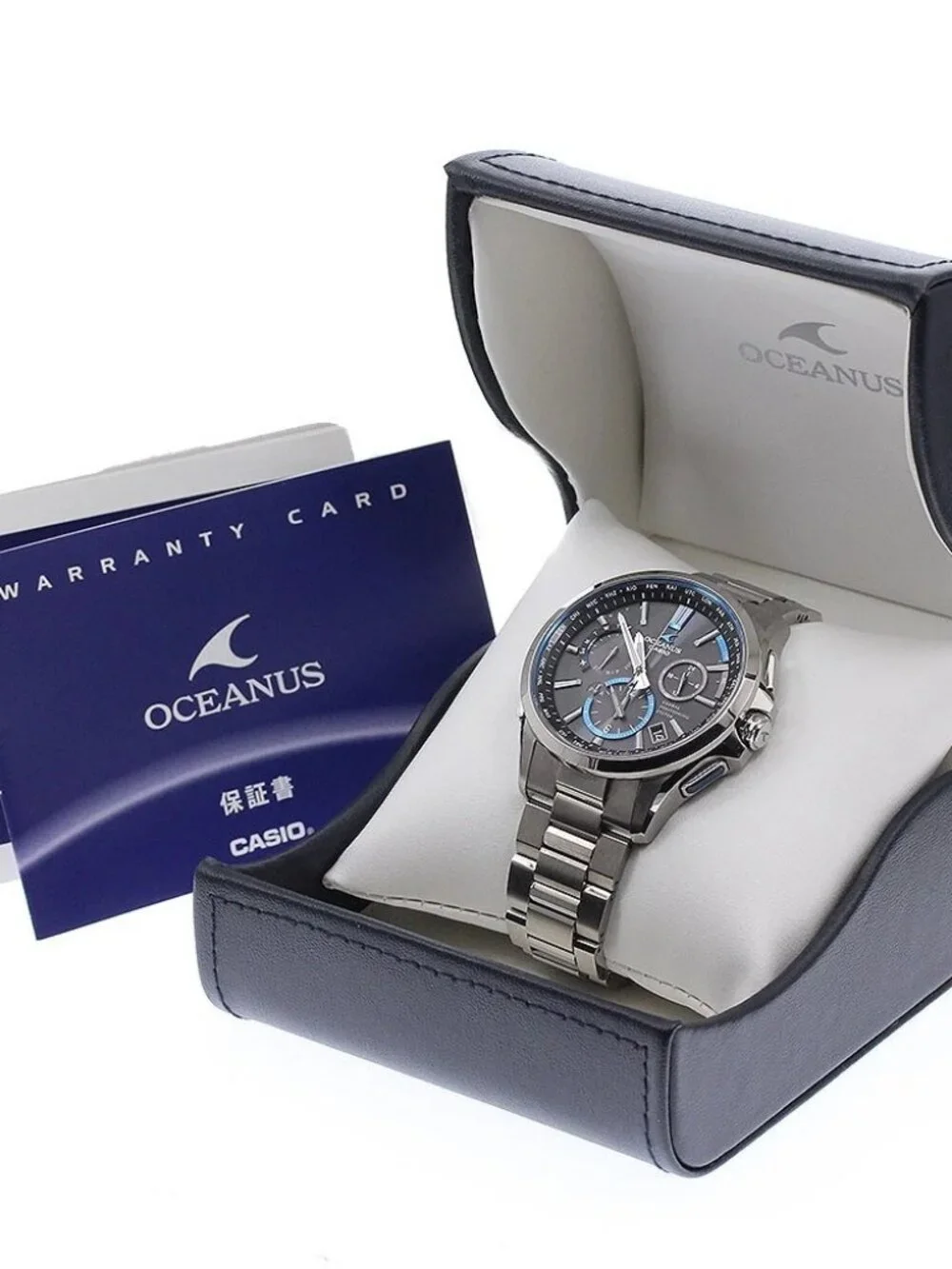 CASIO Oceanus OCW-G1100T-1AJF GPS black Dial Solar Powered Radio Men's_971392